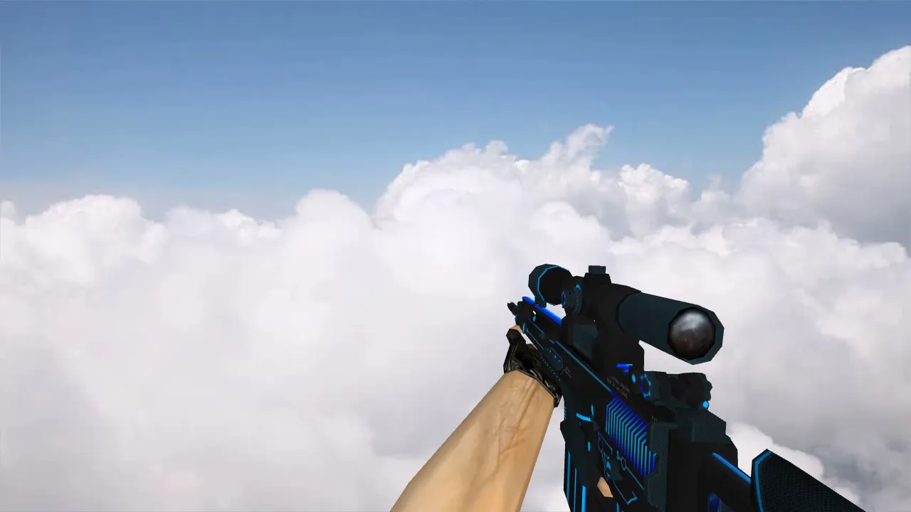 Скриншот Модель SCAR-20 Plasmax для CS 1.6 - Обзор и Особенности