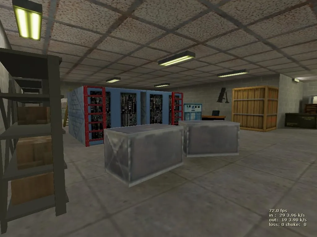 Скриншот  Карта de_workoffice для CS 1.6 - Тактические возможности и оптимизация