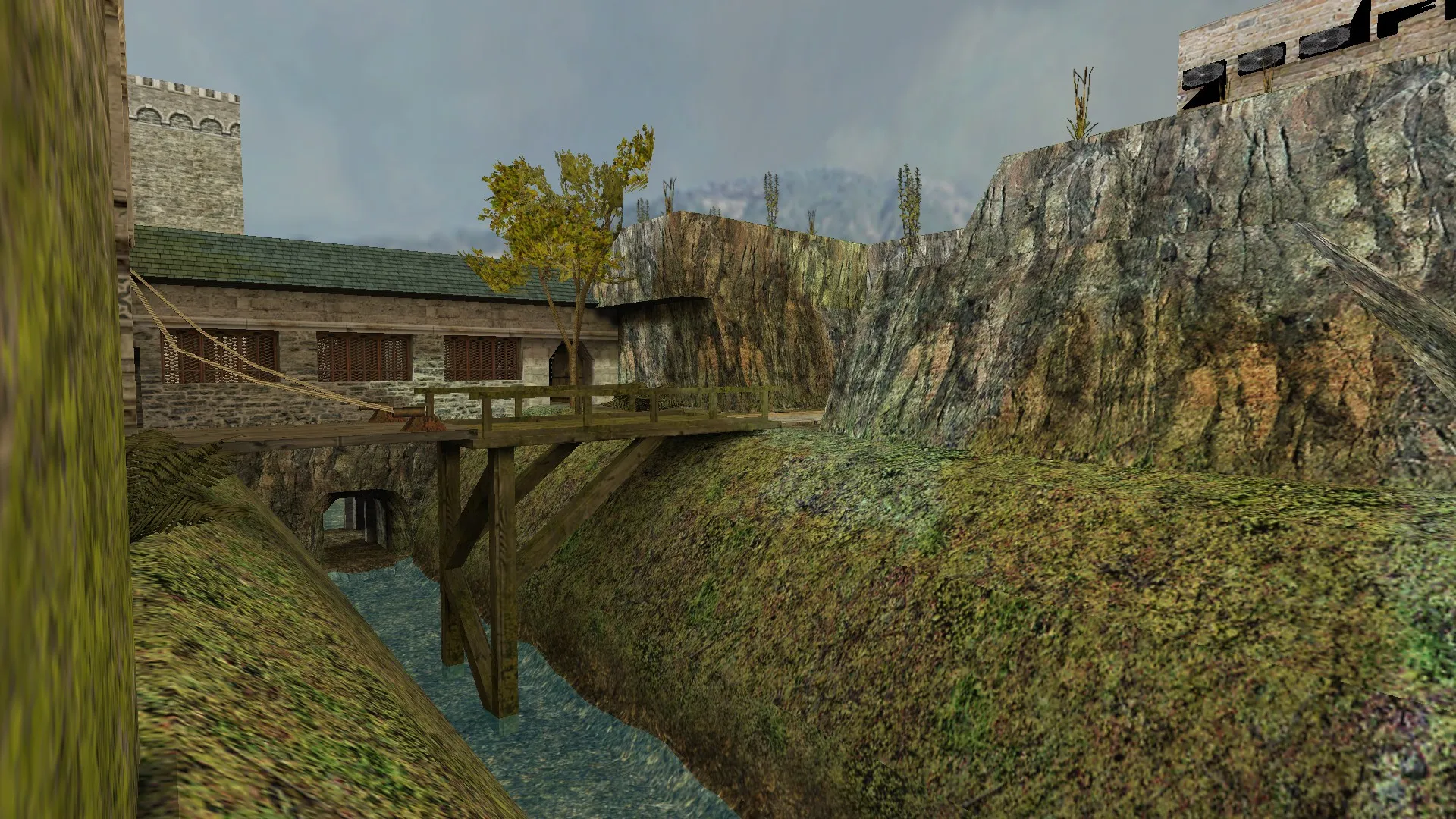 Скриншот Карта fyde_kastle для CS 1.6 - Тактические возможности и особенности