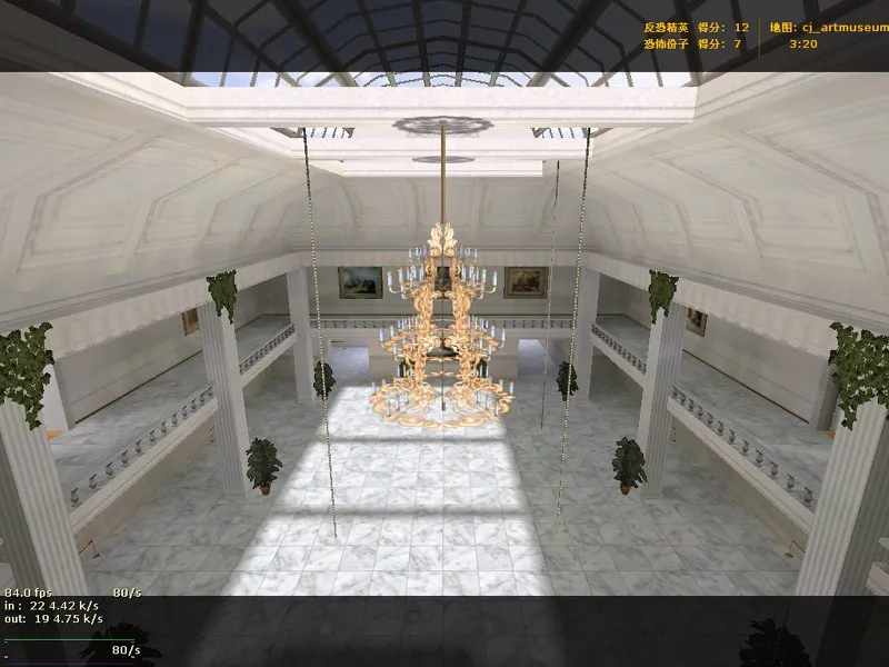 Скриншот  Карта «cj_artmuseum» для CS 1.6: баланс сторон, тактика и оптимизация wpoly/epoly