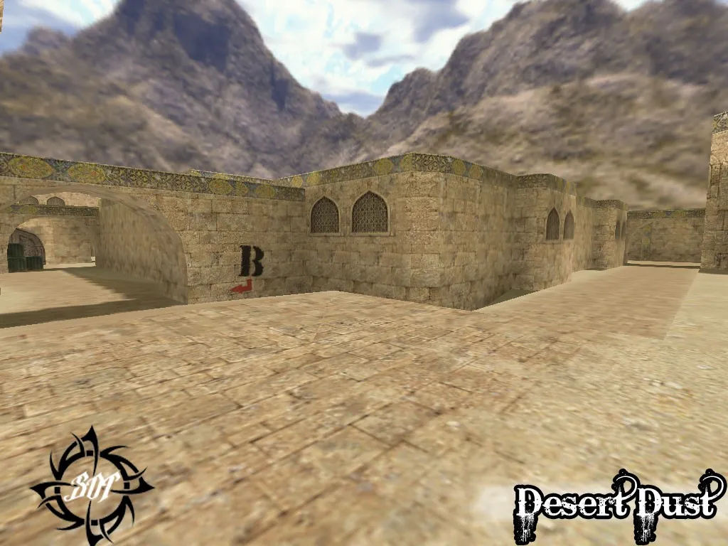 Скриншот Карта «de_desert_dust_b1» для CS 1.6