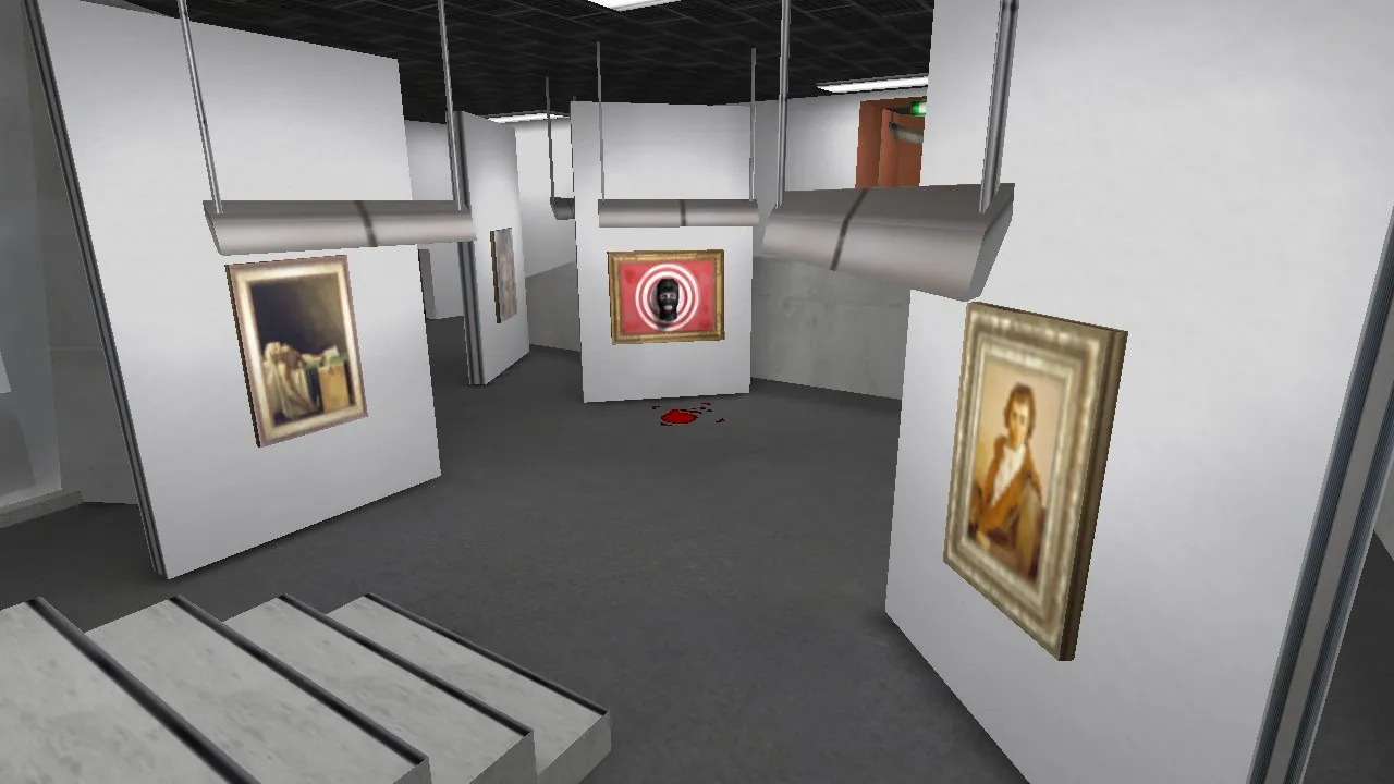 Скриншот de_artmuseum для CS 1.6: точки, маршруты и боты (.nav), оптимизация карты