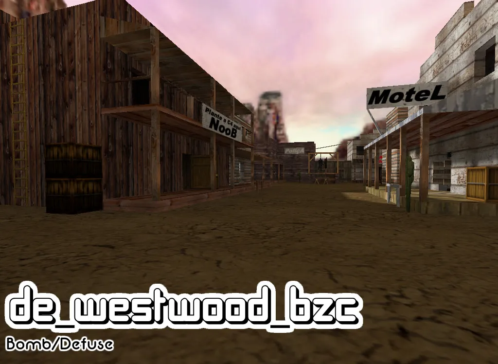 Скриншот Карта de_westwood_bzc для CS 1.6: Тактика и Обзор