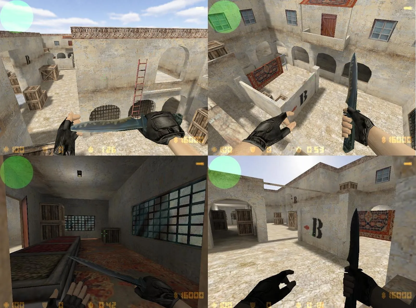 Скриншот  Карта de_xyz для CS 1.6: тактика, баланс и оптимизация