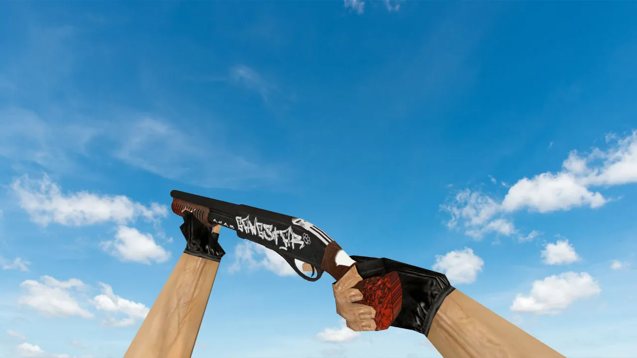 Скриншот Модель «Sawed-off Gangstar» для CS 1.6 | Уникальный стиль и качество