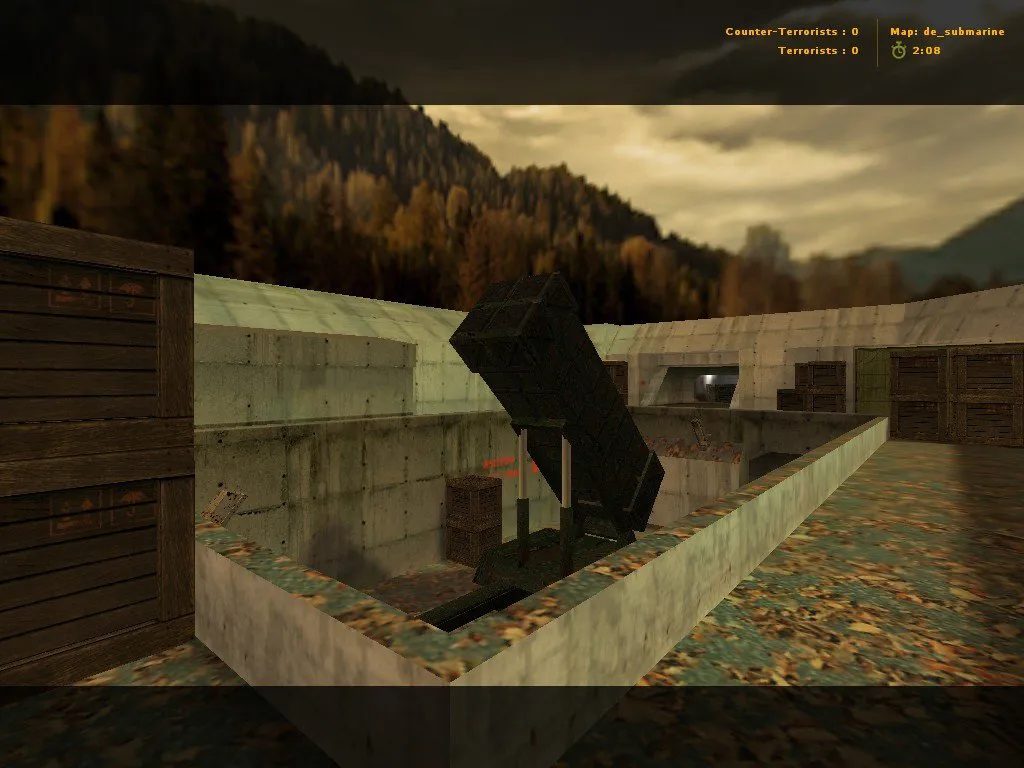 Скриншот Карта de_submarine для CS 1.6 - Подводные сражения