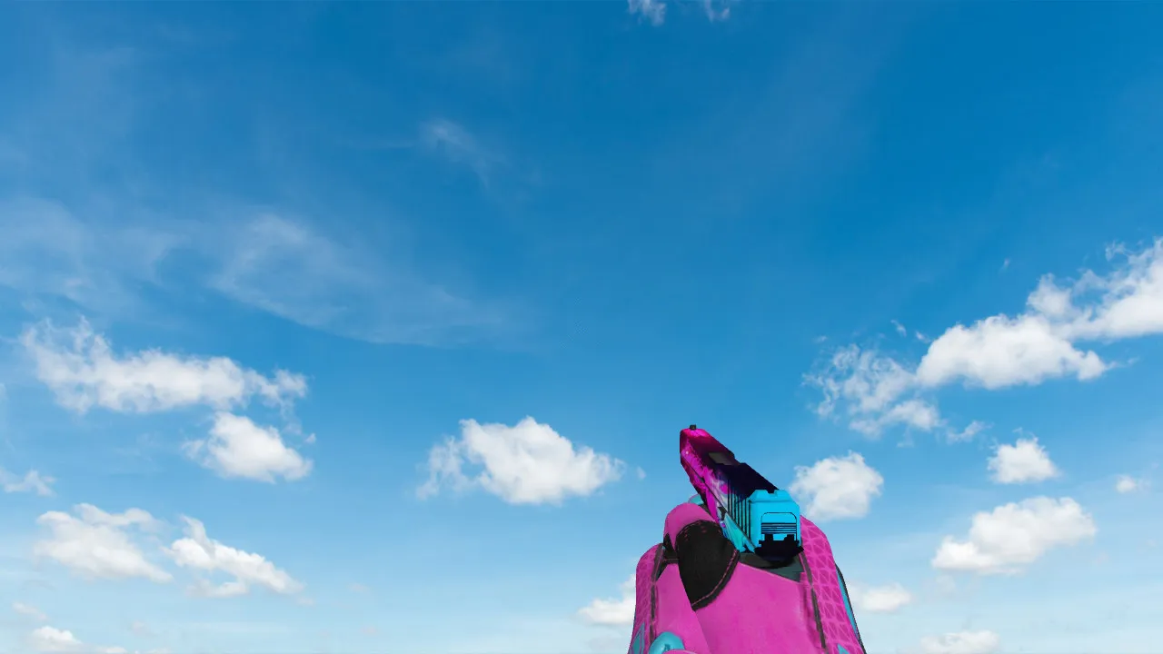 Скриншот Glock Splash Burn для CS 1.6: Качественная модель с уникальным дизайном