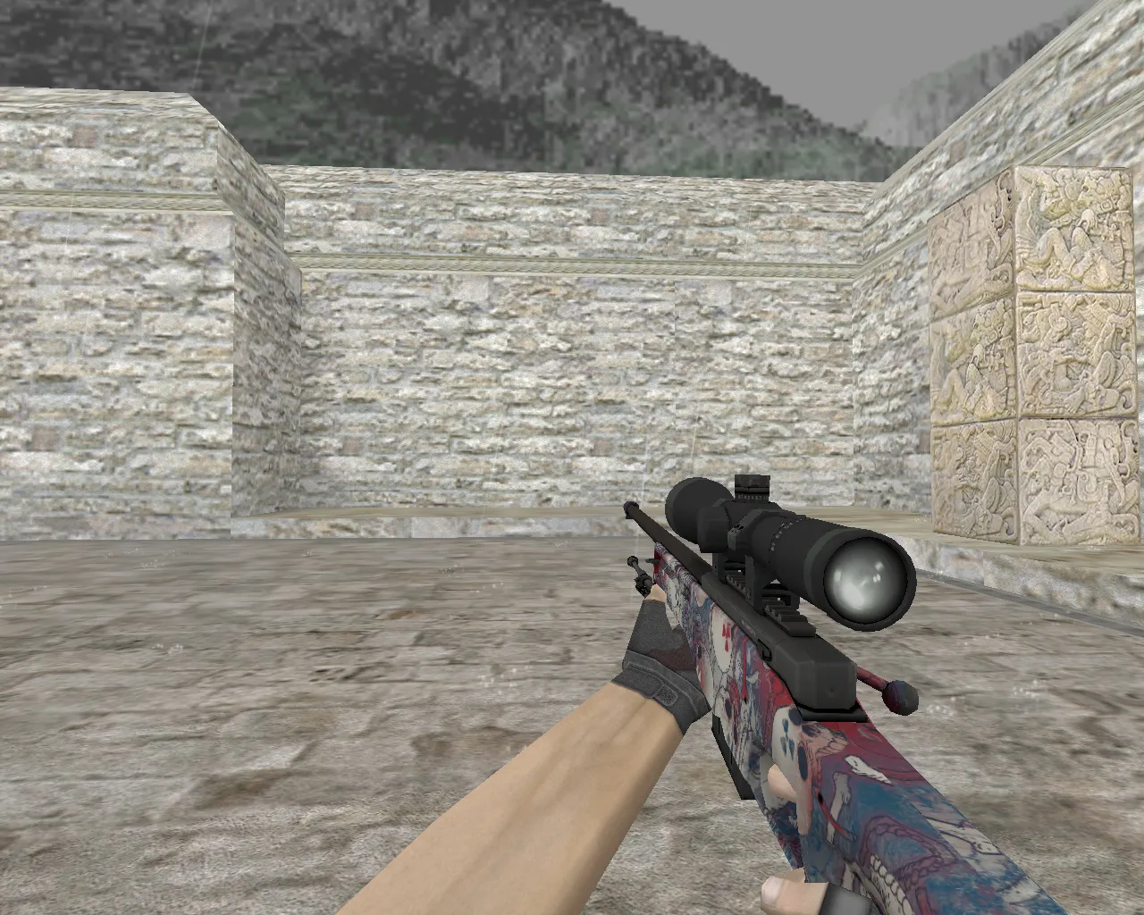 Скриншот Модель «AWP «Ахерон»» для CS 1.6 - Высокое качество и точность