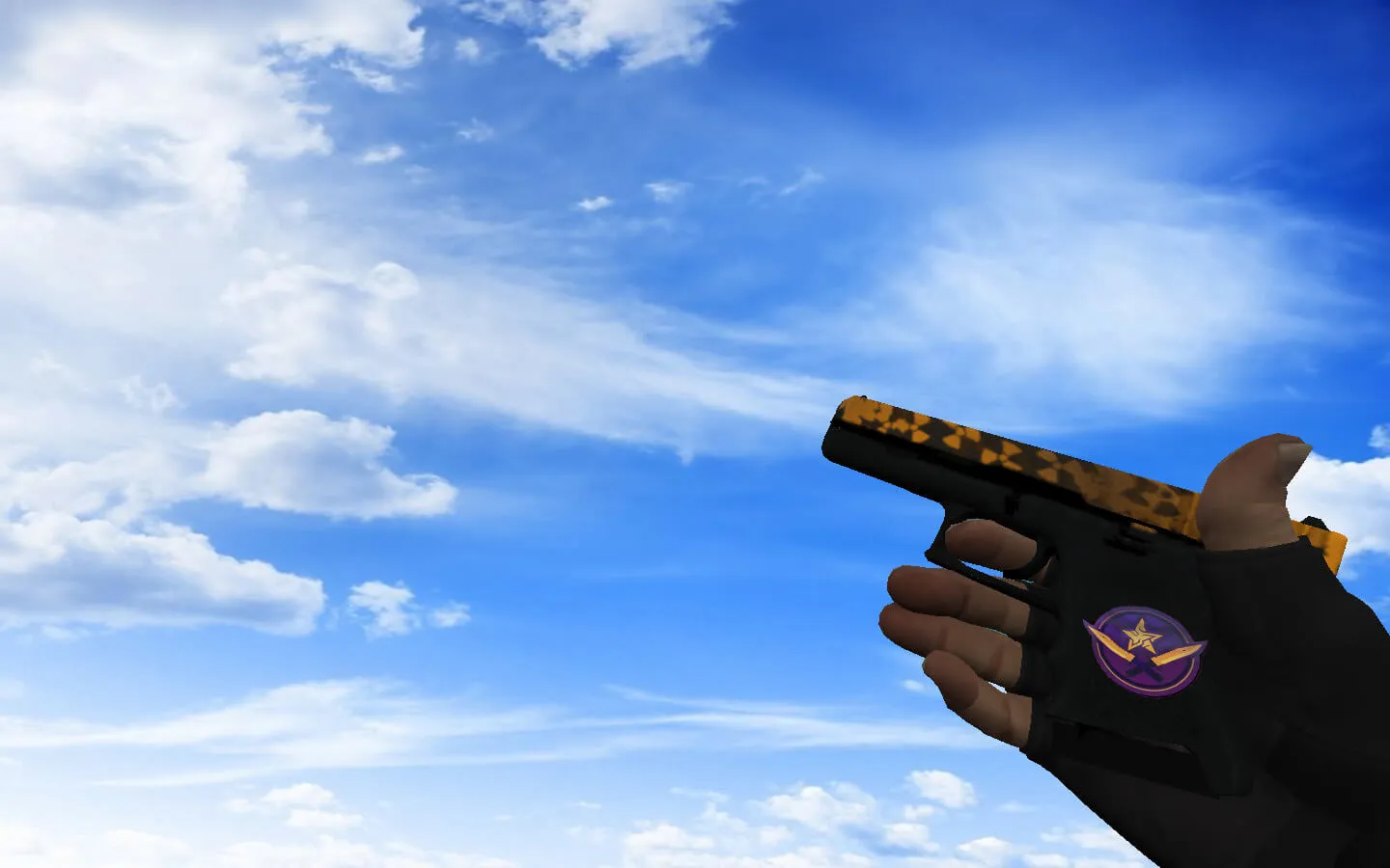 Скриншот  Пак скинов с ☆ Перчатками «Бладхаунд | Зола» для CS 1.6: v_ p_ w_ модели, звуки, осмотр, рабочие руки и ножи