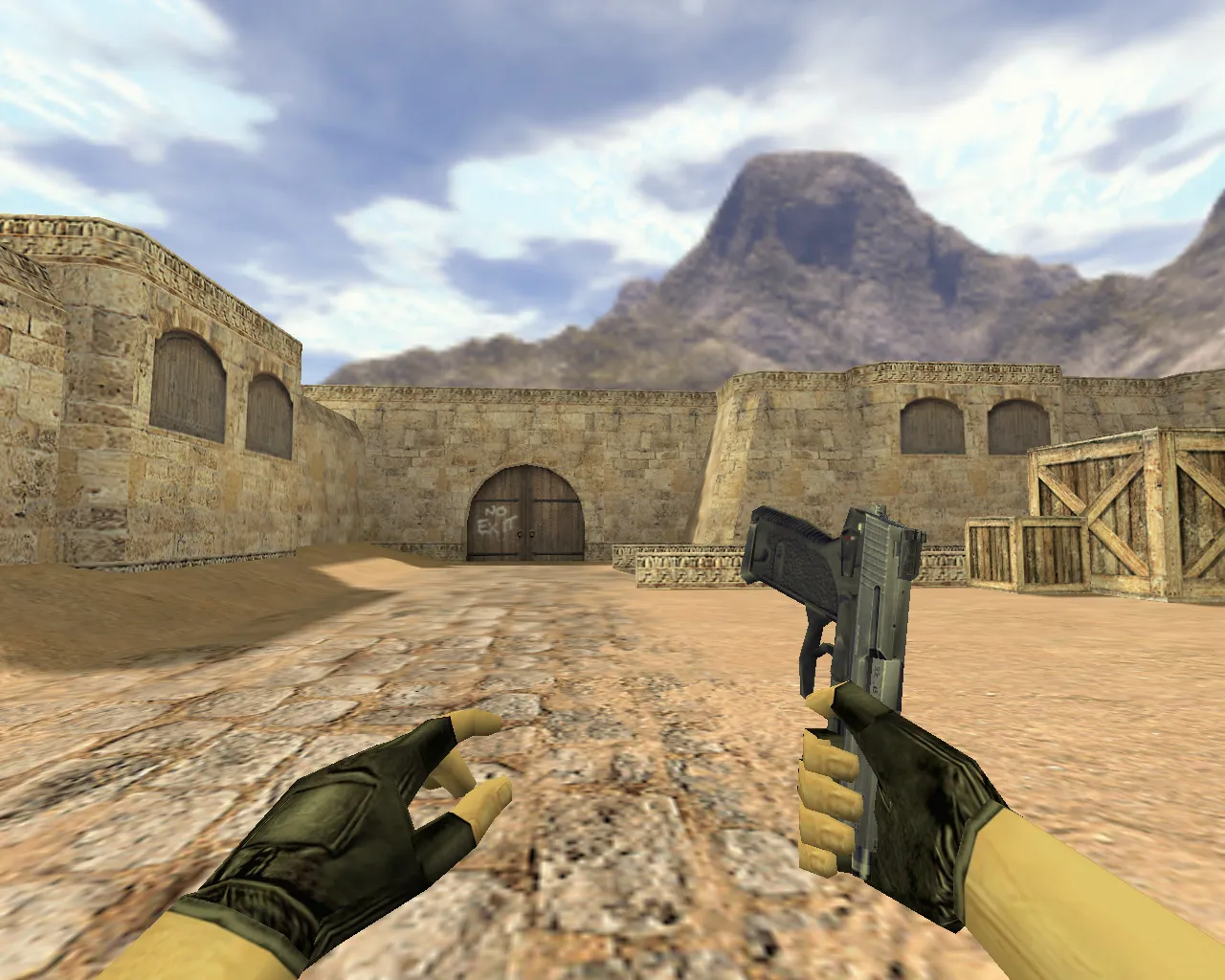 Скриншот Модель «USP-дубина» для CS 1.6: v_ p_ w_ файлы, звуки, анимация осмотра, качество текстур и проверка