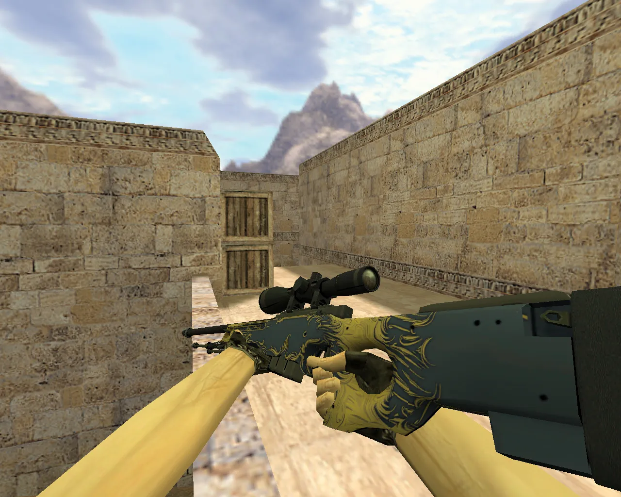 Скриншот Модель «AWP Боец» для CS 1.6 – уникальная сборка для геймеров