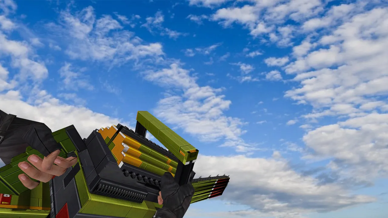 Скриншот Модель ножа «LEGO Chainsaw» для CS 1.6: v_ и p_ модели, звуки, анимация осмотра