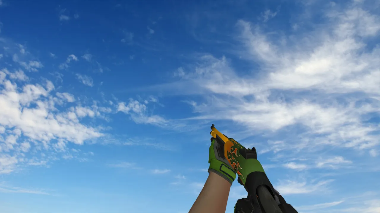 Скриншот  Пак моделей Specialist Gloves Emerald Web Pack для CS 1.6: v_/p_/w_ модели, звуки, анимация осмотра и качество текстур