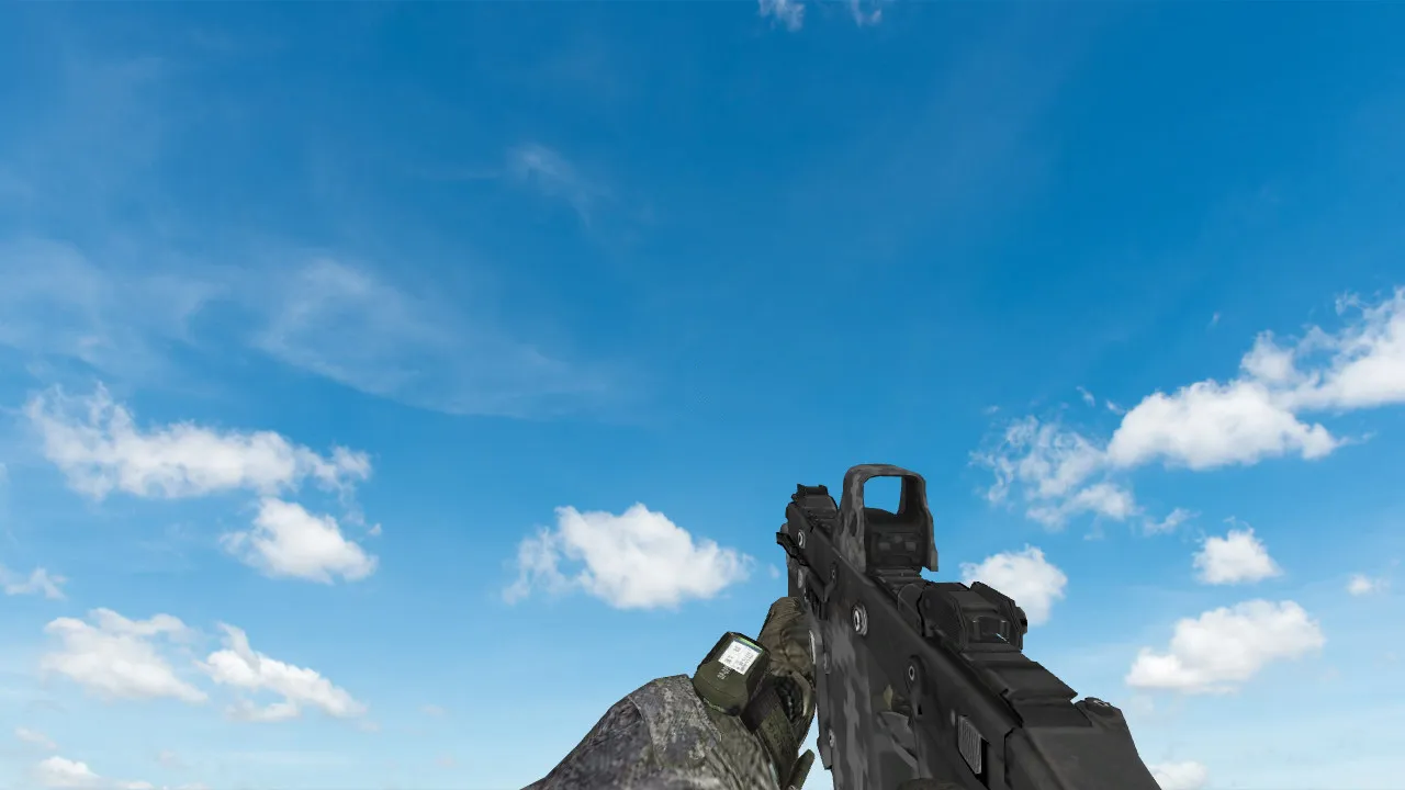 Скриншот  Пак моделей оружия «CoD MW3 Pack» для CS 1.6: v_, p_, w_ модели, звуки, анимация осмотра и текстуры