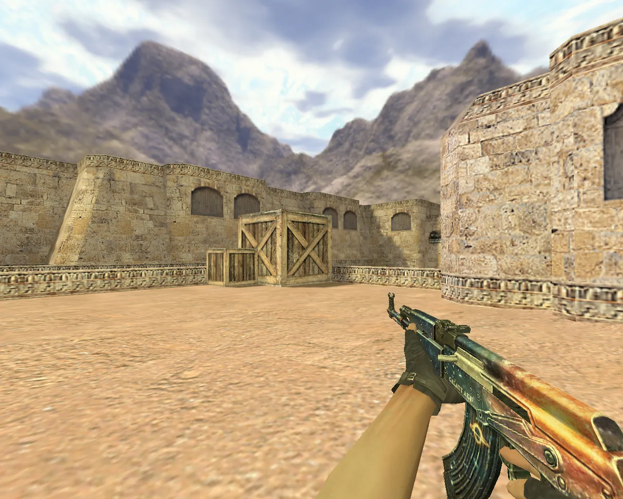 Скриншот Модель АК-47 Галактика для CS 1.6 – Обнови свой арсенал