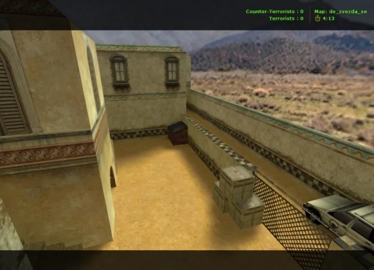 Скриншот  Карта de_zvezda_se для CS 1.6 - Тактические особенности и анализ