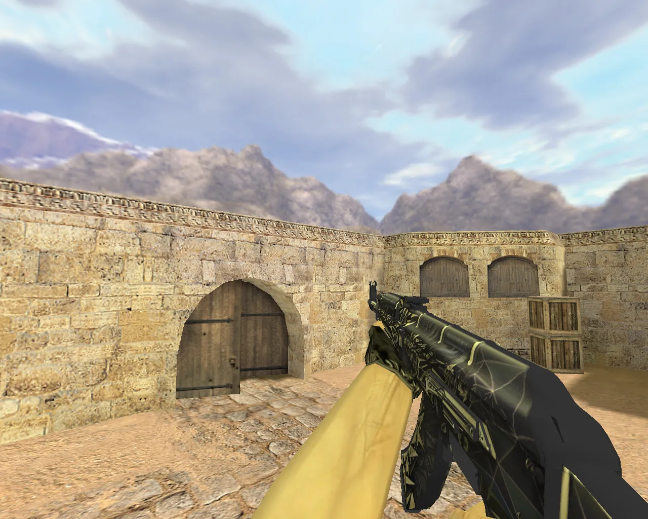 Скриншот Модель «АК-47 Киберпушка» для CS 1.6 - качественные текстуры и анимация