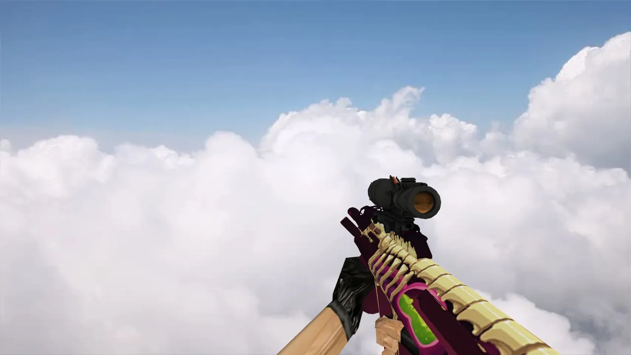 Скриншот Модель AUG Huge Guts для CS 1.6 - Оружие с уникальным дизайном