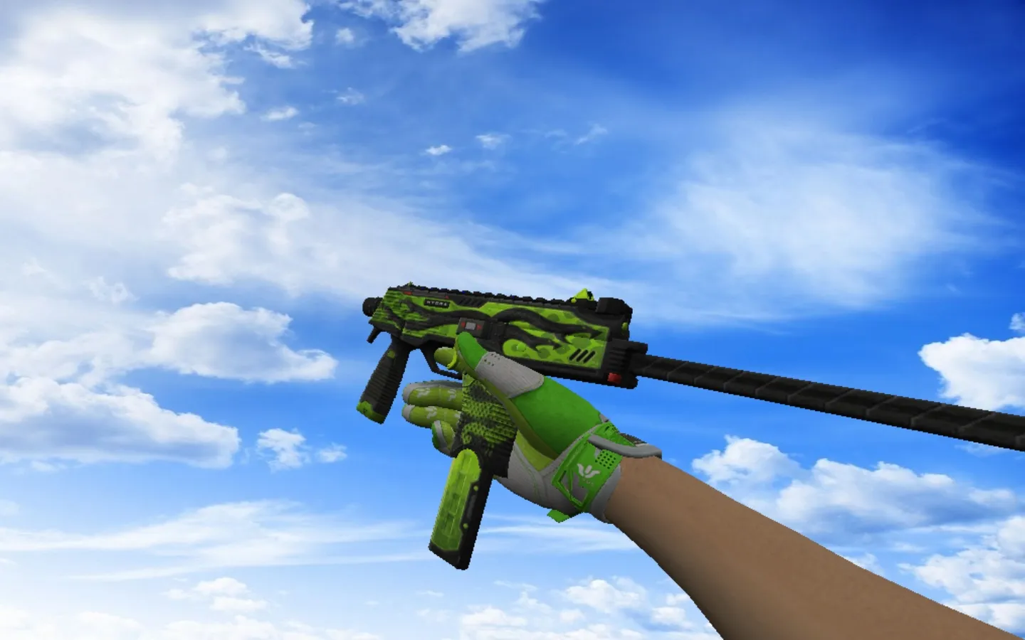 Скриншот  Пак «Спортивные перчатки | Живая изгородь» для CS 1.6: оружейные скины, v_/p_/w_ модели, осмотр и звуки