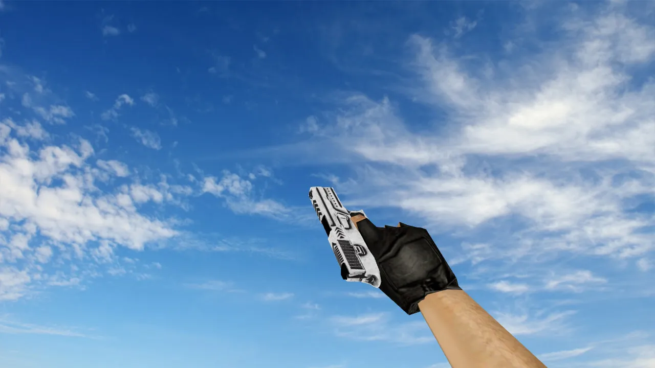 Скриншот Модель P250 Cerakote White для CS 1.6 - Качество и Стиль