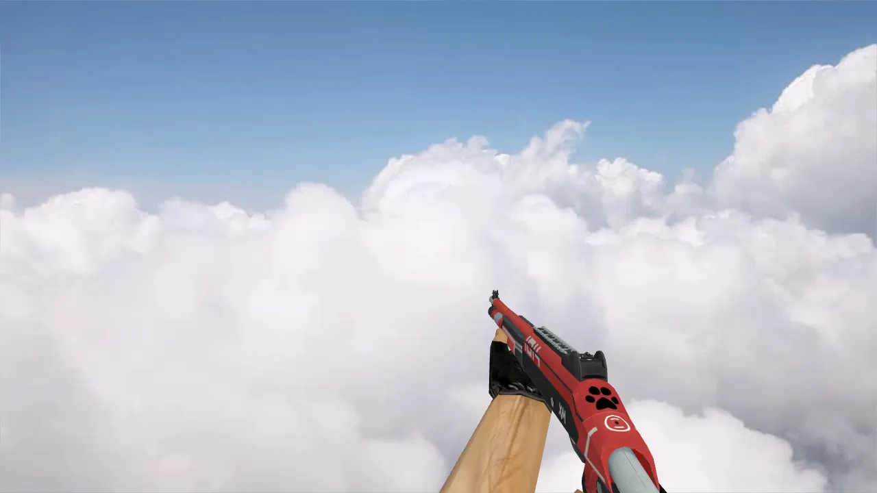 Скриншот Модель «XM1014 Red Fury» для CS 1.6 - Уникальный скин