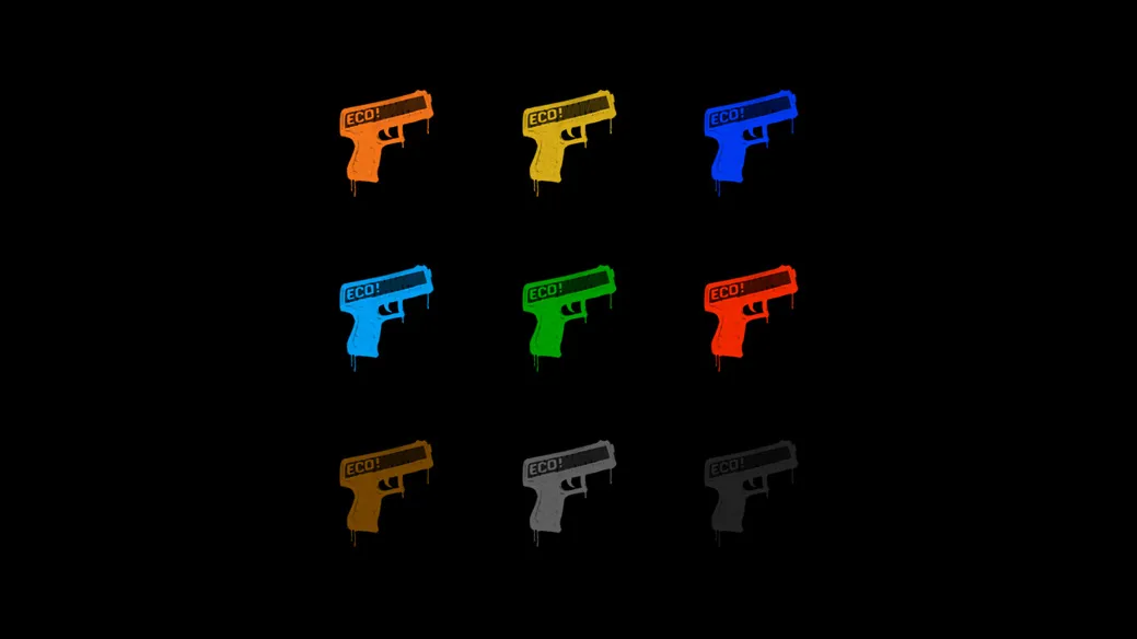 Скриншот Граффити «Пистолетка» для CS 1.6 - Уникальный стиль и атмосфера