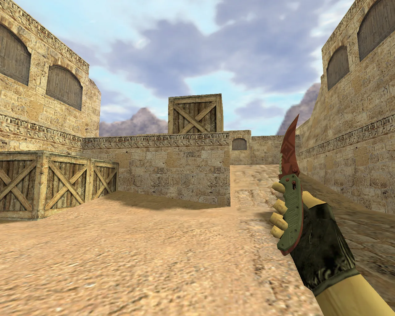 Скриншот v_ p_ w_ складной нож «Убийство»: модель для CS 1.6, звук, анимация осмотра, текстуры и качество