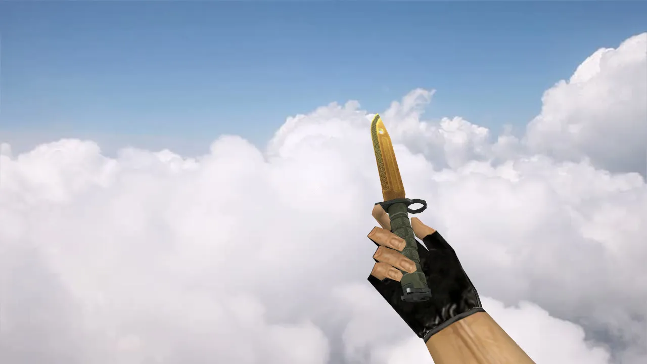 Скриншот Модель «Штык-нож Легенды» v_ / p_ / w_ для CS 1.6: звуки, анимация осмотра, текстуры и настройка