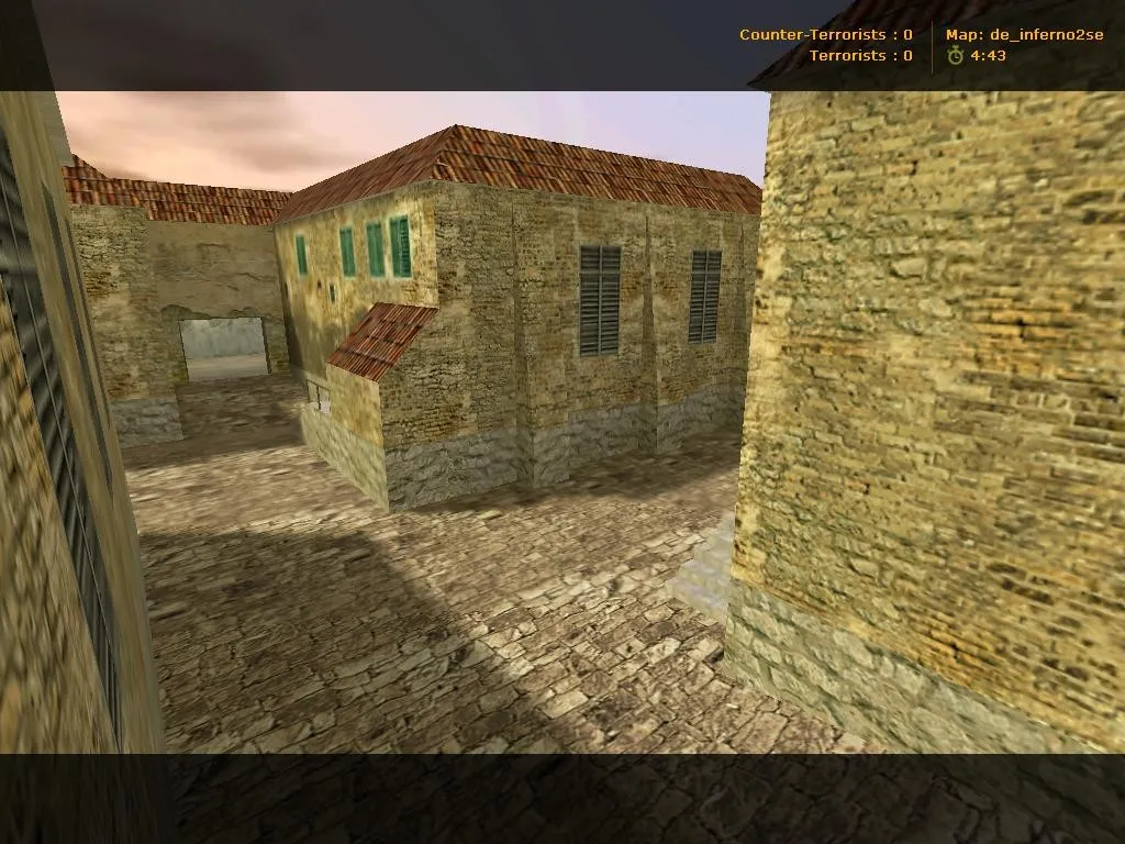 Скриншот  Карта de_inferno2se для CS 1.6: детальный обзор и тактики