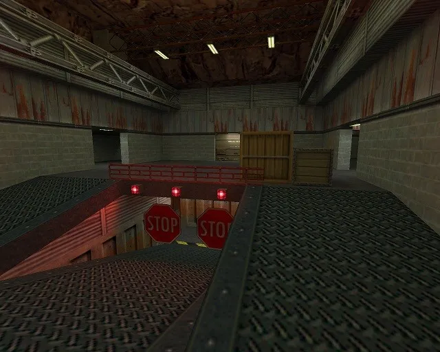 Скриншот  Карта de_nuke_a_only для CS 1.6: обзор и тактики