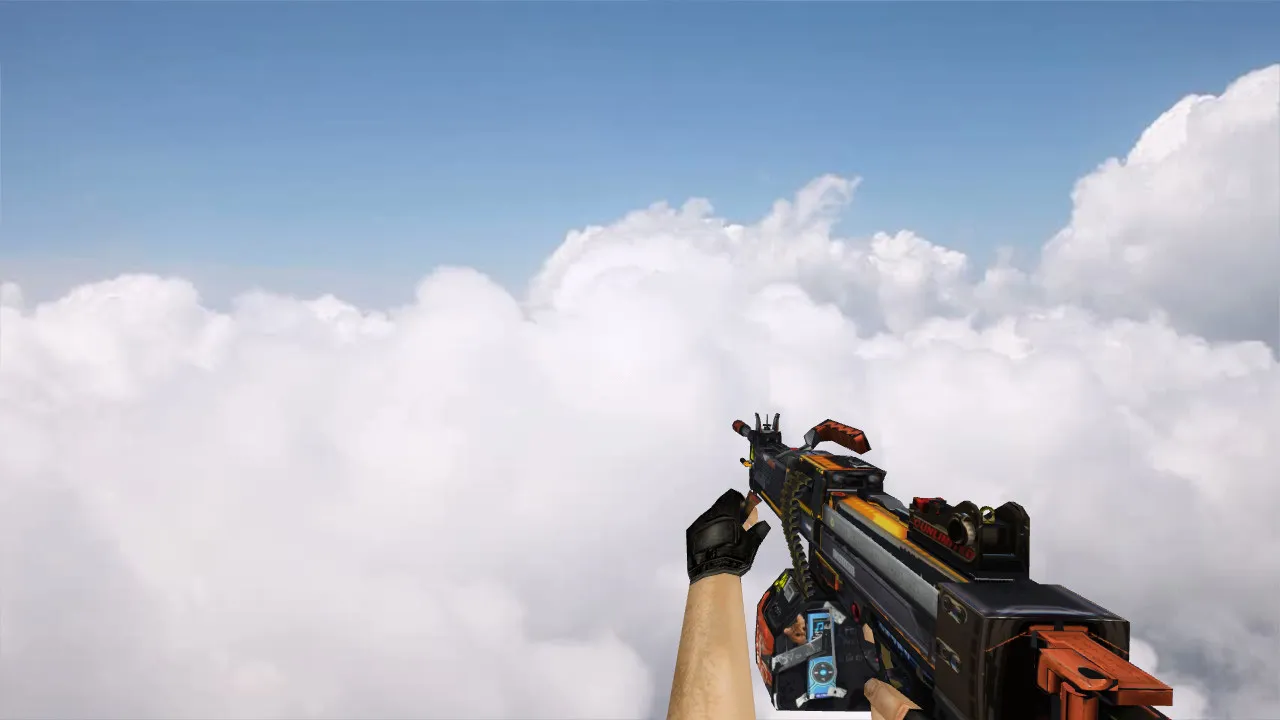 Скриншот Модель Negev Crossbar для CS 1.6 - Обновление оружия