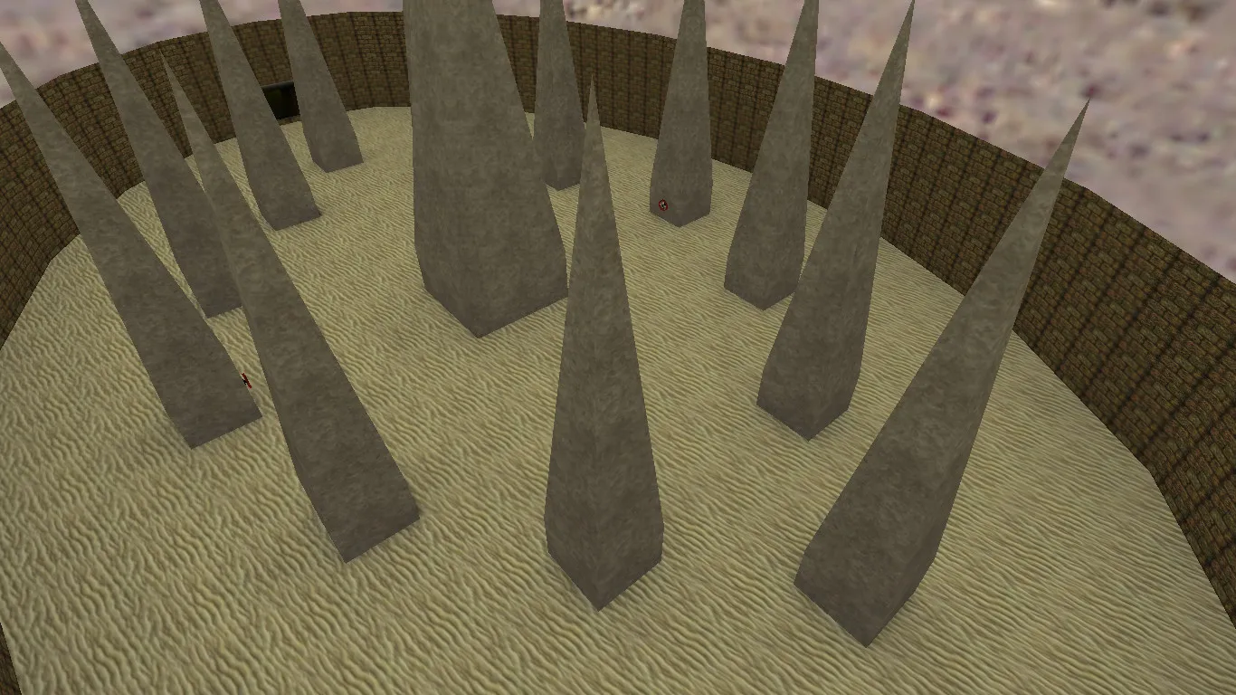 Скриншот  de_arena для CS 1.6: карта, точки, .nav для ботов, оптимизация wpoly/epoly и баланс сторон