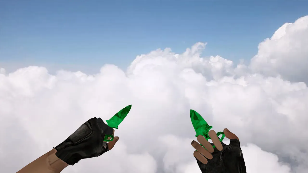 Скриншот Модель «Тычковые ножи «Гамма-волны»» для CS 1.6: v_, p_, w_ модели, звук, анимация осмотра и текстуры