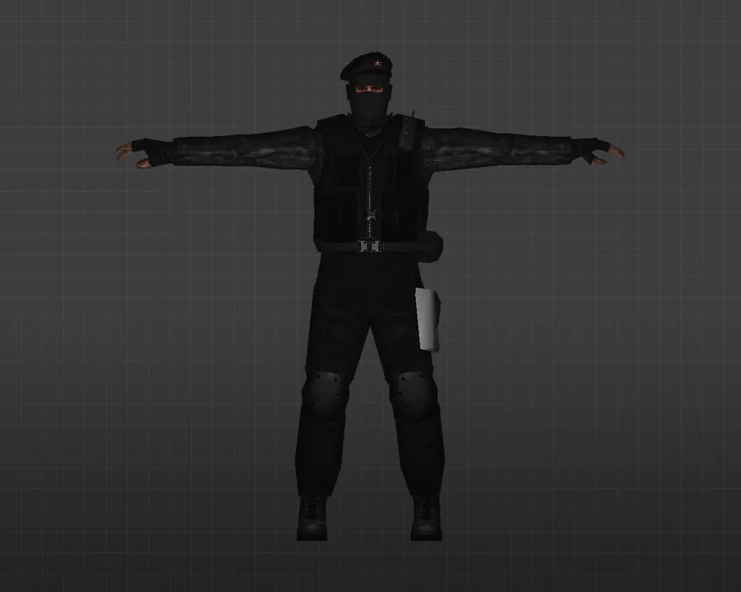 Скриншот Модель «Черные волки» для CS 1.6 - Уникальные скины для ваших бойцов