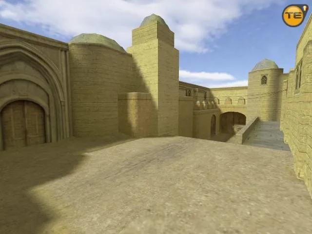 Скриншот  css_dust2x2 — DE карта для CS 1.6: точки, баланс сторон, .nav и оптимизация wpoly/epoly