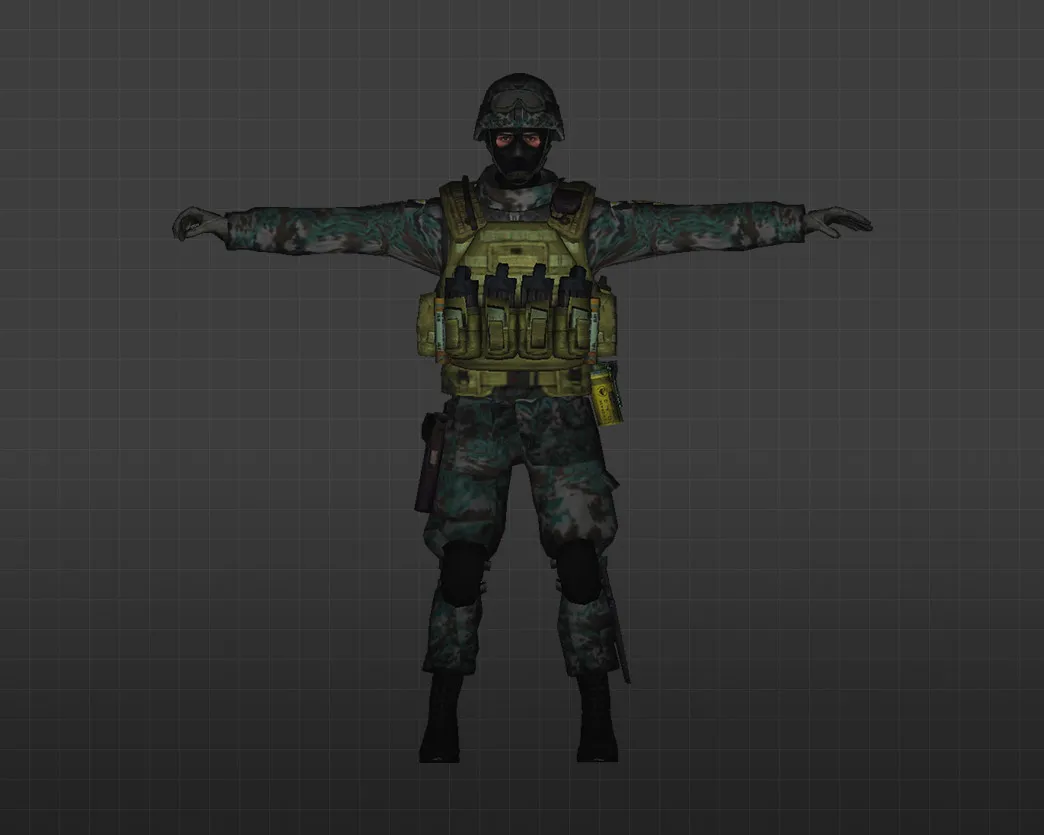 Скриншот Модель «Лесные забияки» для CS 1.6 - Уникальный скин для игроков