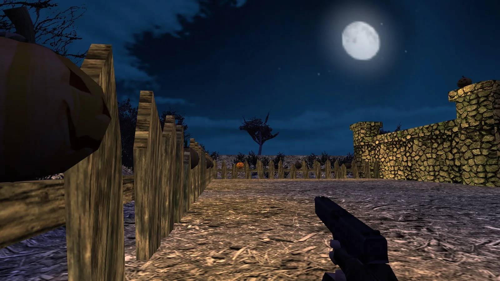 Скриншот  Карта de_halloween_night для CS 1.6: баланс сторон, точки, .nav для ботов, оптимизация wpoly/epoly