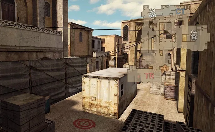 Скриншот Карта «de_dust0_cso» для CS 1.6