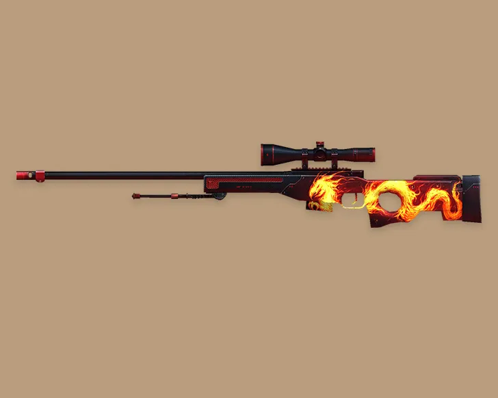 Скриншот AWP «Дикое пламя» для CS 1.6 - Модели оружия