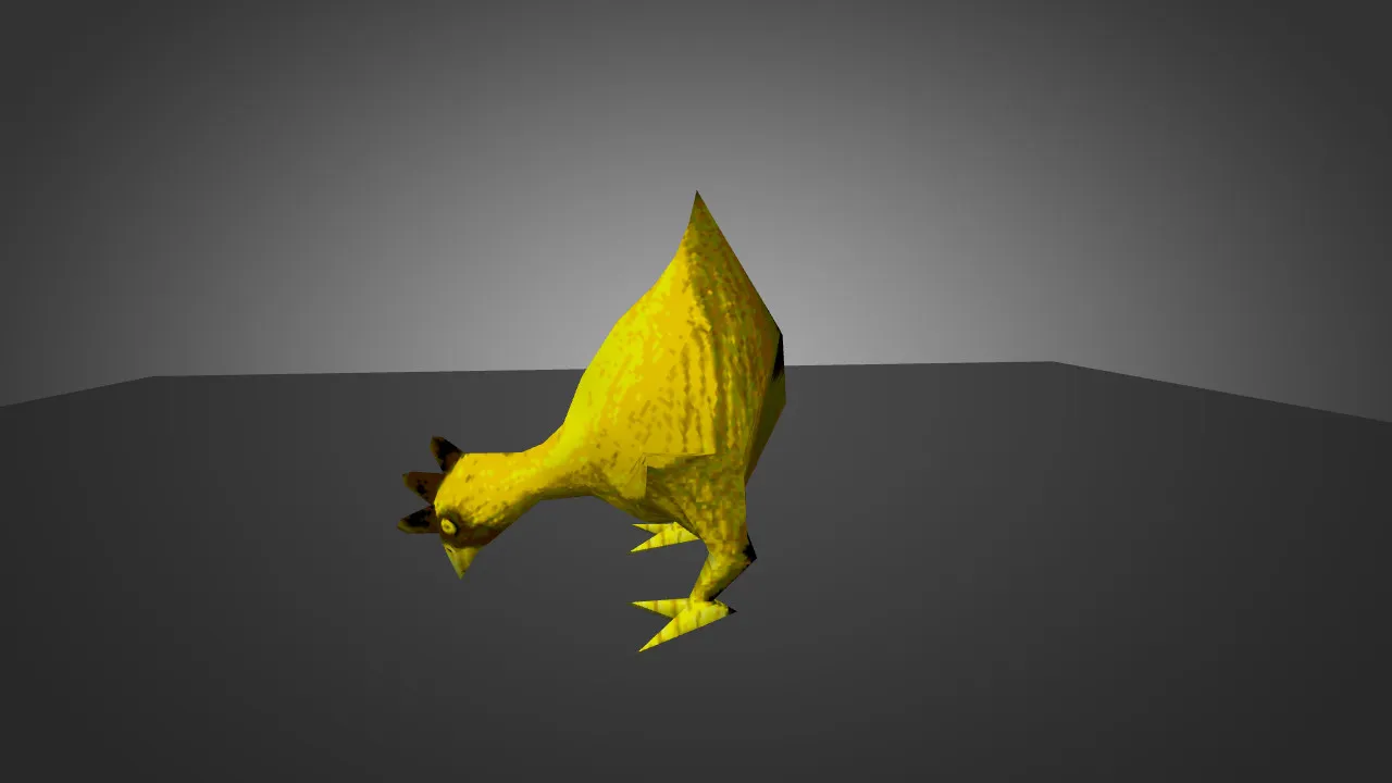 Скриншот Модель «Golden Chicken» для CS 1.6: Уникальный скин для вашей игры