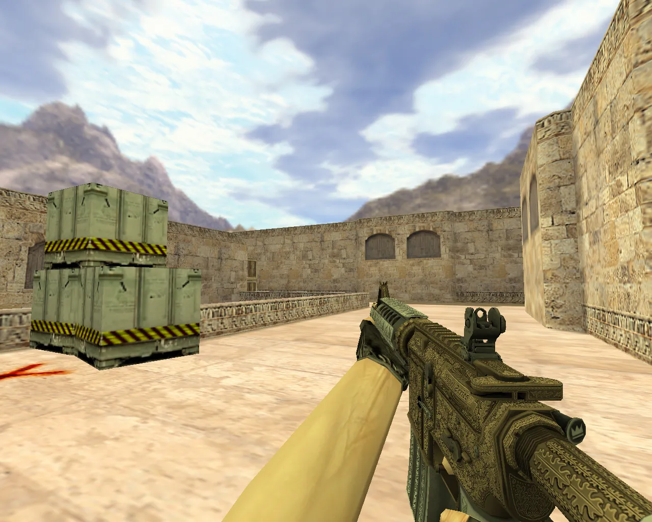 Скриншот Модель «М4А4 Гордость» для CS 1.6: v_m4a1, p_m4a1, w_m4a1, анимация осмотра, звуки и текстуры