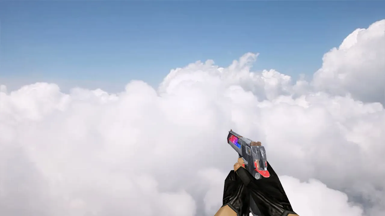 Скриншот Модель «Deagle Overcharged Red» для CS 1.6 - Прокачай свой стиль