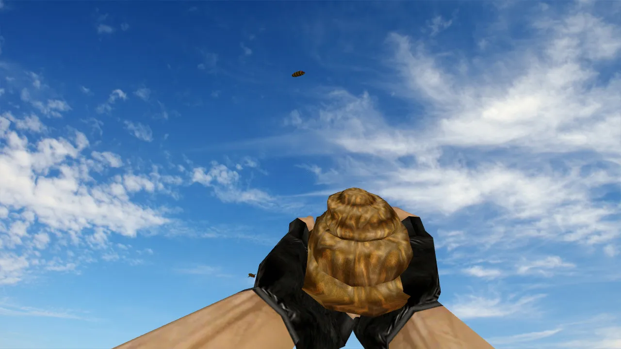 Скриншот Модель гранаты «Какашка» для CS 1.6: v_/p_/w_ модели, звук, анимация осмотра и качество текстур