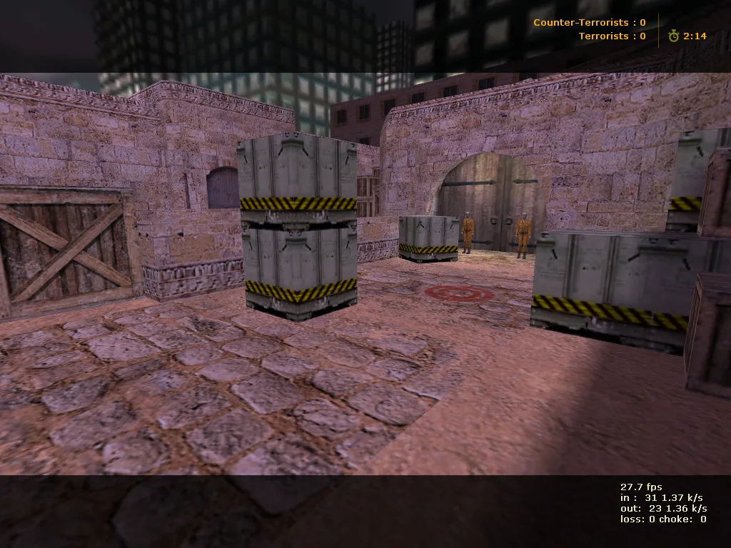 Скриншот Карта de_assault32_c4 для CS 1.6: баланс сторон, точки под плент и контроль центра