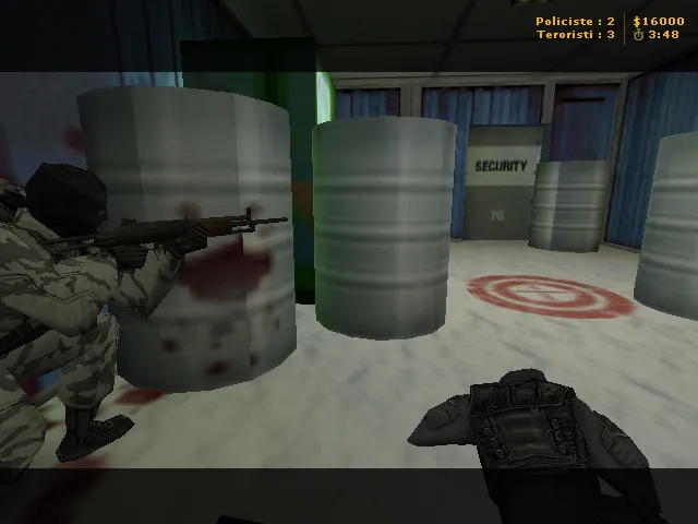 Скриншот  Карта sn_snowy для CS 1.6: Зимняя битва на заснеженных просторах