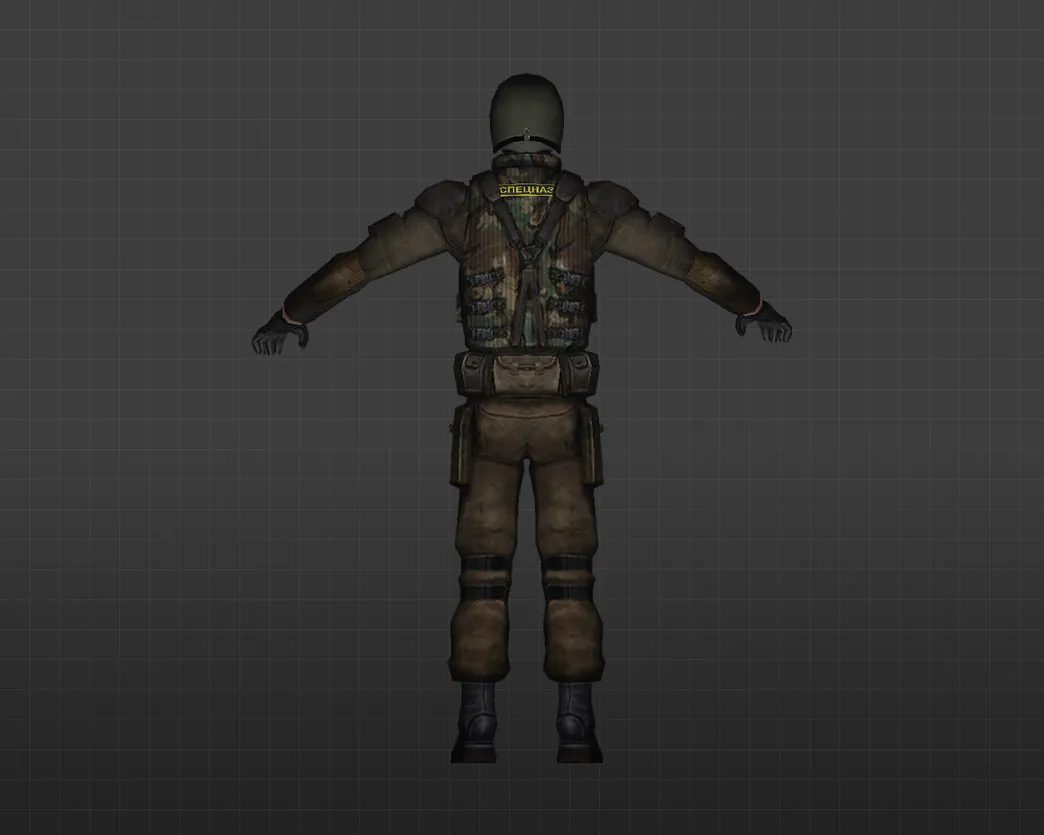 Скриншот Модель «Спецназ ФСБ» для CS 1.6 - Реалистичные скины