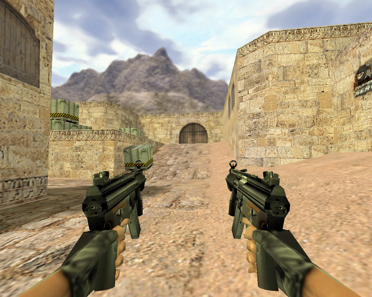 Скриншот Модель «Dual MP5» для CS 1.6 - Качественные текстуры и реалистичные анимации