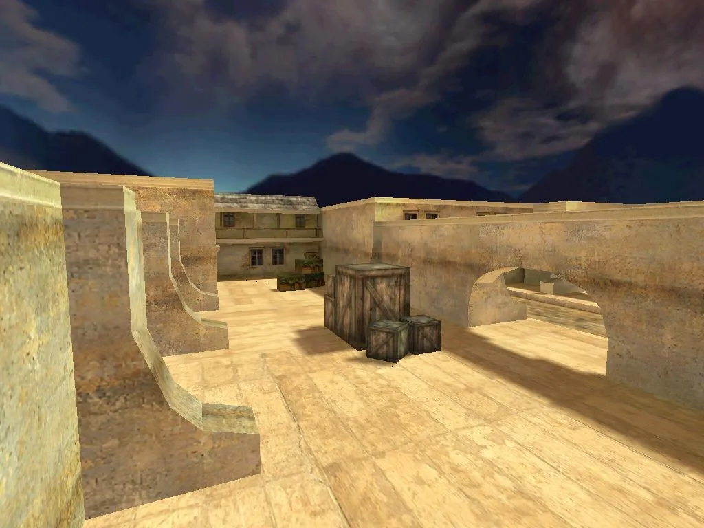 Скриншот  Карта de_wraith для CS 1.6: тактика и особенности