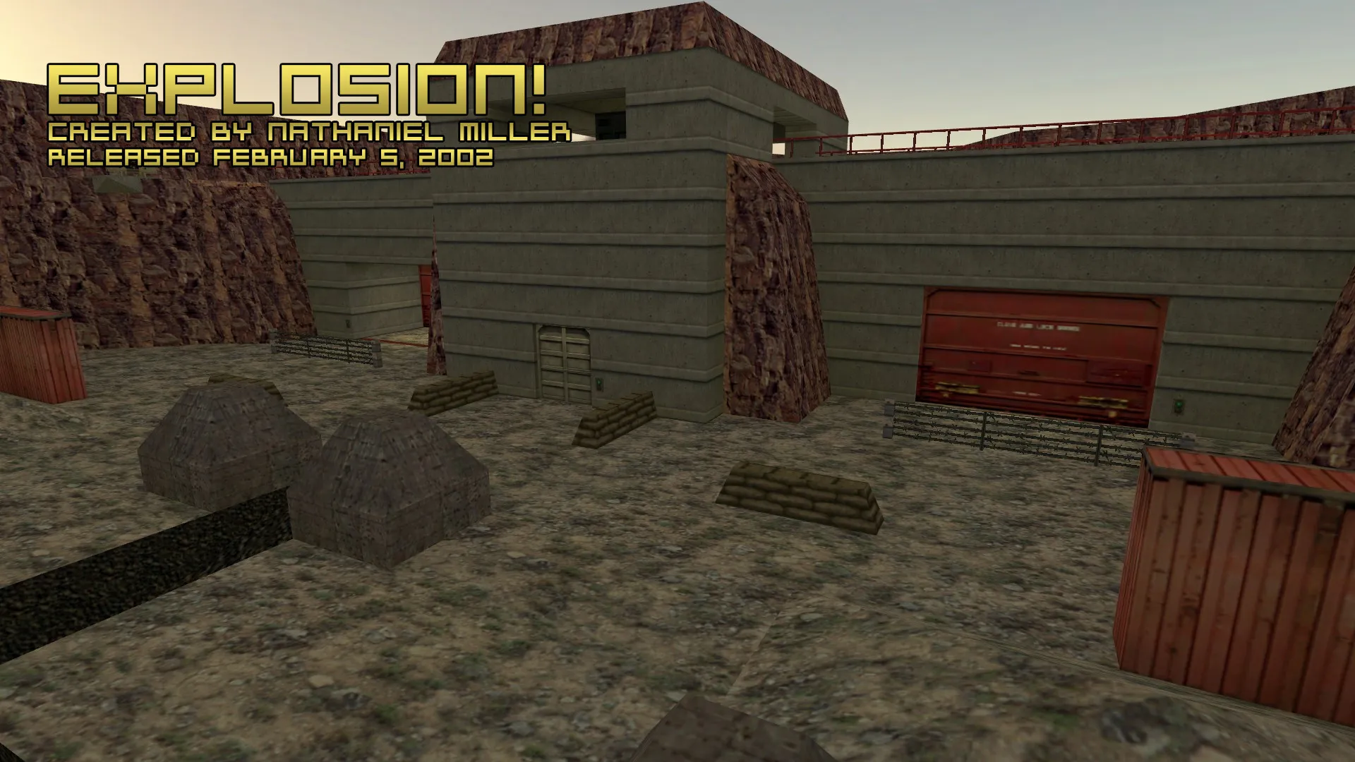 Скриншот  Карта «explosion!» для CS 1.6 - Тактические возможности и особенности