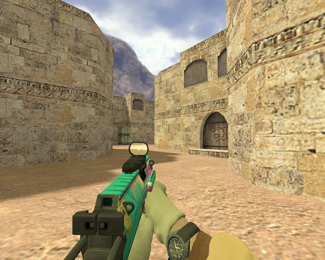 Скриншот Модель MP7 Майами для CS 1.6 – Качественная замена TMP